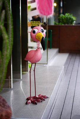 Indoor / Outdoor Metal Garden Ornaments Figurines Waterproof