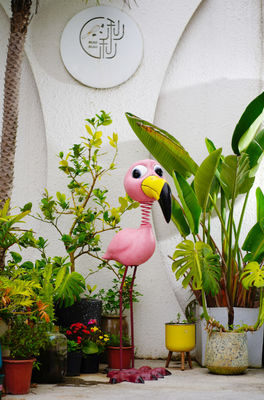 Indoor / Outdoor Metal Garden Ornaments Figurines Waterproof