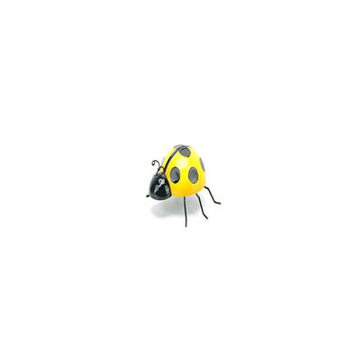Backyard Metal Ladybug Decor Outdoor Garden Ladybird Ornaments