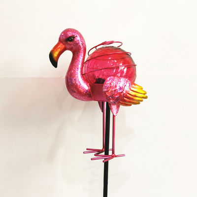 Solar Powered Garden Decoration for Outdoor Peacock Flamingo Various Birds Customized