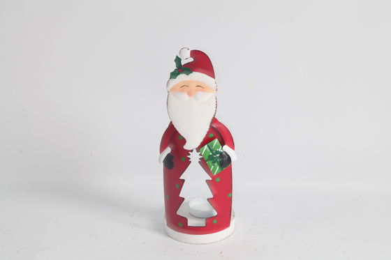 Customized Metal Christmas Decoration Snowman Santa Claus Elk Handicrafts For Modern Holiday Decor